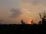 Sunset from the Magog downs: taken in Sunset Mode 