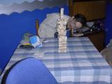 We were actually playing Jenga here. Although obviously not by quite the normal rules. 