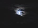 The moon at night 