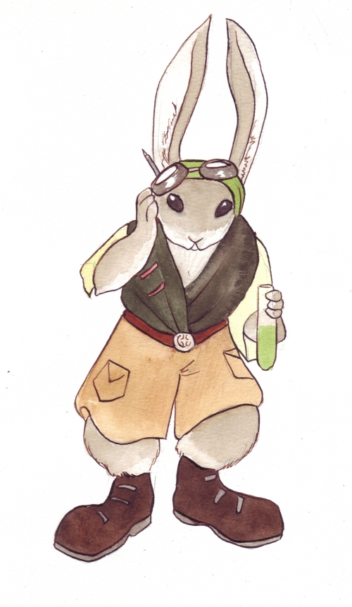 A bunny alchemist