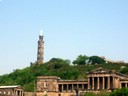 (Calton Hill in the morning)