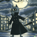 Thumbnail DALL·E 2022-09-01 11.08.01 - ballet cat in bulky trenchcoat on a bright moonlit night, cityscape, studio ghibli 1982.png 