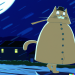 Thumbnail DALL·E 2022-09-01 11.08.20 - tall lumpy cat in a trench coat on a moonlit night, studio ghibli animated film still 1982.png 