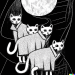 Thumbnail DALL·E 2022-09-01 11.13.22 - escher style moonlit cats in trenchcoats.png 
