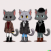Thumbnail DALL·E 2022-09-01 11.13.37 - three anime cats in a trenchcoat.png 