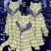 Thumbnail DALL·E 2022-09-01 11.14.46 - a trenchcoat with three cat heads coming out from the top, the middle and the bottom, moonlit cityscape, studio ghibli 1982.png 
