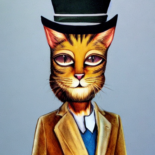 anthropomorphic catboy vincent adultman totem pole with cat ears and whiskers, trenchcoat, full body dramatic pose, codex seraphinianus-1.png 